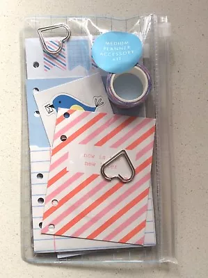 KIKKI K PERSONAL PLANNER ACCESSORY DASHBOARD KIT LETTERS Stickers Washi Clips • $18.50