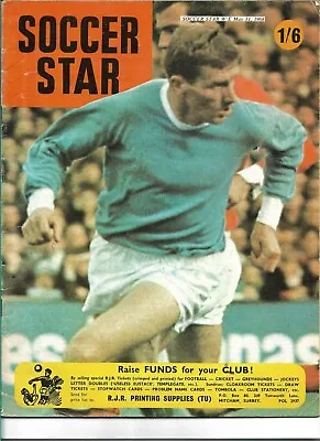 £3.50 • Buy Soccer Star Magazine - May 31,1968  Vol.16 No.38 - Man Utd, Man.City, Blackpool
