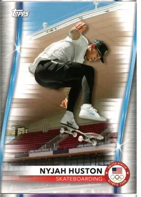 2020 2021 Topps Olympics Nyjah Huston #1 • $1.99