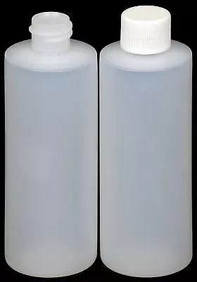 Plastic Bottle (HDPE) W/White Lid 4-oz. 3-Pack New • $5.95