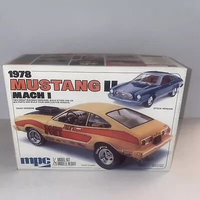 MPC 1978 Ford Mustang II Mach I Model Kit #1-7813 Sealed Parts • $155