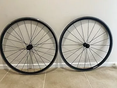 SHIMANO Wheelset 622x15C Rim Brake 700C Clincher 20 Spoke 9 Speed Presta Valve • $95