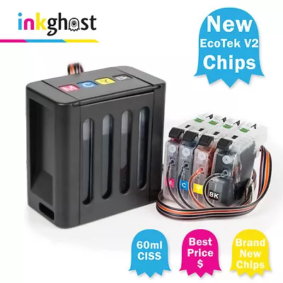 Inkghost Ciss For Brother LC133 MFC-J475DW MFC-J650DW MFC-J6920DW LC133 • $78.95