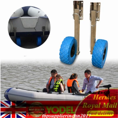 £69 • Buy 10x3  Launching Wheels For Boat Inflatable Dinghy Kayak Yacht Heavy Duty UK Ship