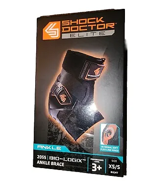 Shock Doctor McDavid Bio-Logix Ankle Brace Black X-Small/ Small Right Foot • $29.99