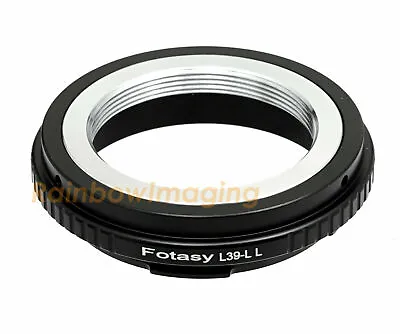 Leica M39 39mm Lens To Leica L Mount Adapter Fits Panasonic S1 S1R S1H S5 Camera • $9.29