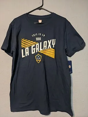 LA Galaxy T-Shirt Mens Large MLS Blue L Los Angeles Galaxy Soccer Shirt • $10