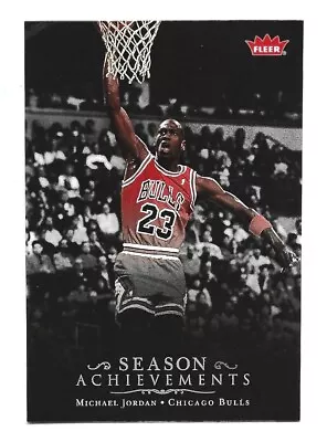 Michael Jordan 2007-08 Fleer Box Set #SH39 Season Achievements • $2.95