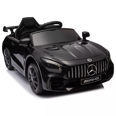 Yescom 12V Ride On Car Mercedes Benz AMG Sports Car With Remote Control Black • $149.90