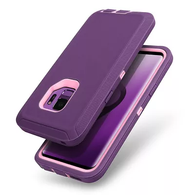 Shockproof Hybrid Rubber Armor Rugged Case Cover Samsung Galaxy S10+ S9 Note 8 9 • $11.99