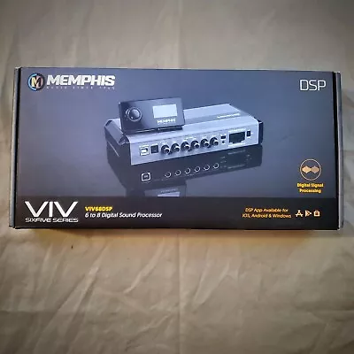 Memphis Audio VIV68DSP 6 In 8 Out Car Digital Signal Processor+Display Screen • $450