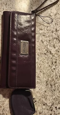  Kenneth Cole Womens Wallet Change Purse Wristlet Purple Brand New No Tags  • £33.77