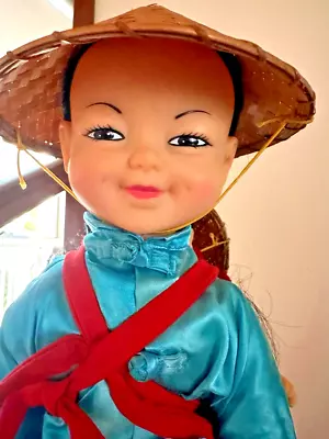 Vietnamese Woman DOLL Traditional With Child On Back - New Citizen • $19.43