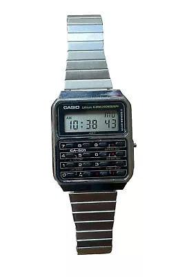 Vintage Casio Calculator Chronograph Digital Watch  437 CA-501 Made In Japan • $110