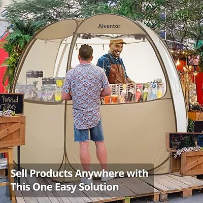 Alvantor 10'x10' Pop Up Portable Vendor Booth Gazebo Events Tent Outdoor • $299.99