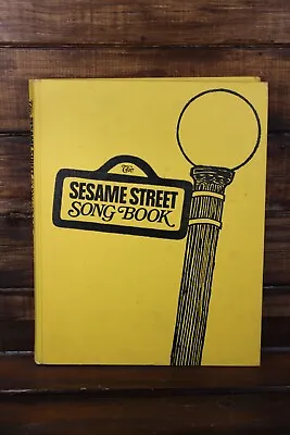 VTG The Sesame Street Songbook 1971 Hardcover Sheet Music Sing Along Kids • $7.18