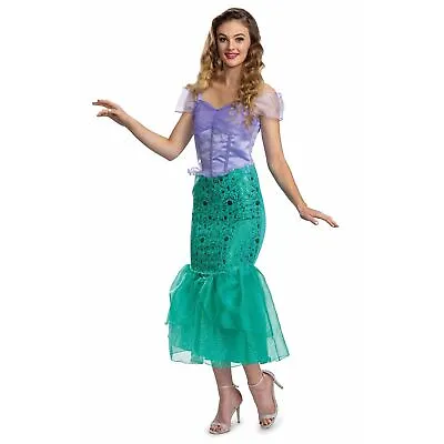 £45.99 • Buy Women`s Official Disney Princess Ariel Costume Adult Mermaid Fancy Dress