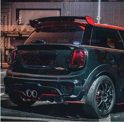 For Mini F55 F56 Cooper S 13-2018 Carbon Fiber Rear Trunk Spoiler Wing Lip Trim • $512.60