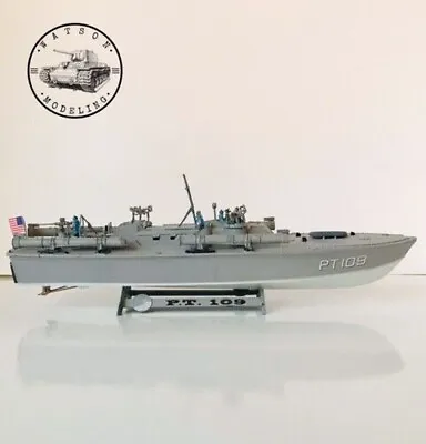$45 • Buy Revell PT 109 1/72 Built Plastic Model, With Aftermarket Crew Added