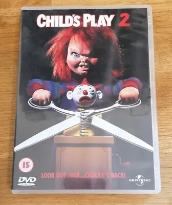 £3.50 • Buy DVD - Child's Play 2 1990 Cult Horror Chucky PAL R2 Alex Vincent Jenny Agutter