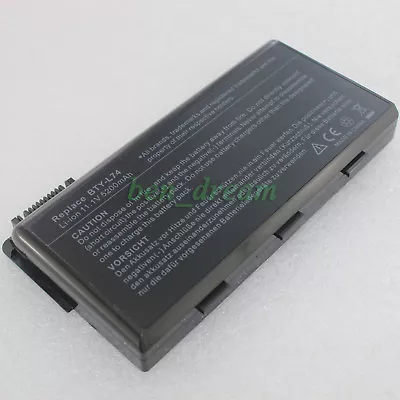Laptop Battery For MSI A5000 A6000 A6200 A7000 CR500 CR600 BTY-L74 BTY-L75 • $20.14