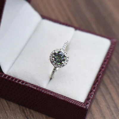 $24.71 • Buy 925 Silver 6MM Round Mystic Topaz Women's Engagement Classic Solitaire Ring