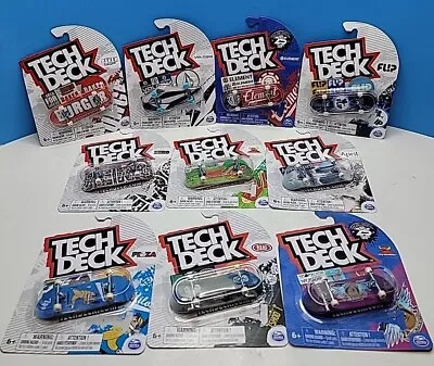 Mix Lot Of 10 New Tech Deck Fingerboards - Mini Skateboards With Volcom. • $48