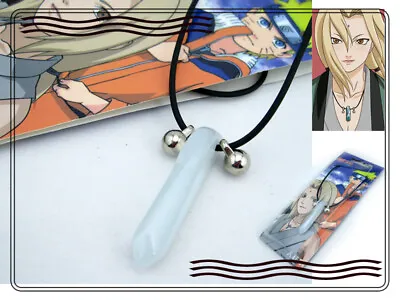 $10.99 • Buy Naruto Uzumaki Anime White Crystal Tsunade Necklace Pendant Cosplay 2”