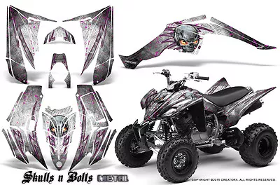 $179.95 • Buy Yamaha Raptor 350 Graphics Kit Creatorx Decals Stickers Skulls Bolts M Pw