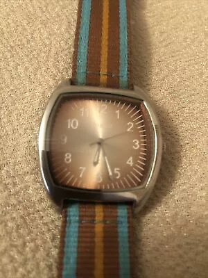 Vogue Quartz Wristwatch Japan New Battery. With Canvas Strap EUC Unisex Japan • $18