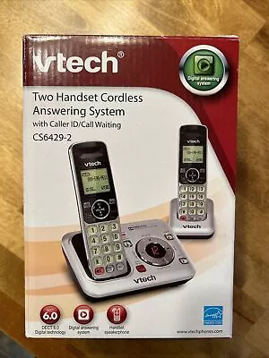 VTech CS6429-2  GHz Dual Handsets Single Line Cordless Phone • $11.19