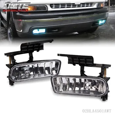 Fit For 99-02 Chevy Silverado 2000-2006 Suburban Tahoe Driving Fog Lights Lamps • $17.82