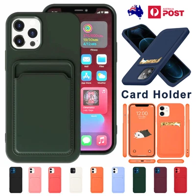 $7.99 • Buy Case For IPhone 14 13 Mini 12 11 Pro Max XS XR 7 8 Plus Card Holder Wallet Cover