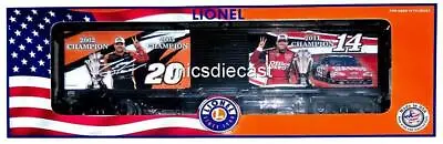 XRARE O-SCALE 1:48 2016 Tony Stewart #14 3 X CHAMPION Boxcar Lionel NASCAR NIB • $73.59