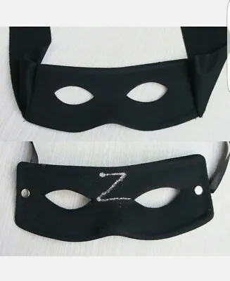 JOB LOT 10 X Bandit Zoro Man Eye Mask Masquerade Ball Costume Party Fancy Dress  • £4.49