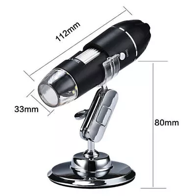 1600X 8LED USB Microscope Digital Electronic Magnifier HD Endoscope Camera Video • $17.15