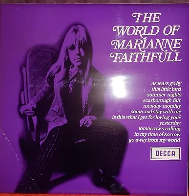 12  Very Rare Lp The World Of By Marianne Faithfull (1969) Decca Rec Spa 17 U.k. • $19.99