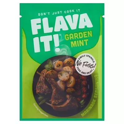 Flava-It Garden Mint Marinade Seasoning 35G X 2 • £7.08