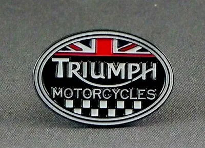 £2.25 • Buy Triumph Ovel Bike Pin Badge New 