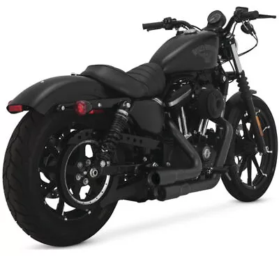 VANCE & HINES Blk PCX 2-1/4  Mini Grenades Full Exhaust 2014-22 Sportster 46374 • $949.99