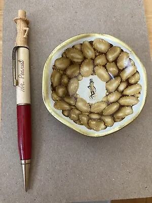1950’s Planters Mr. Peanut Metal Snack Nut Small Bowl & Mechanical Pencil • $7.99