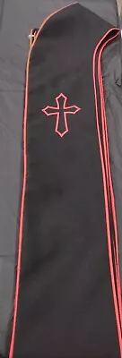 Clergy Stole For Church Pastor Minister Bishop.Black/Red  • $44.99