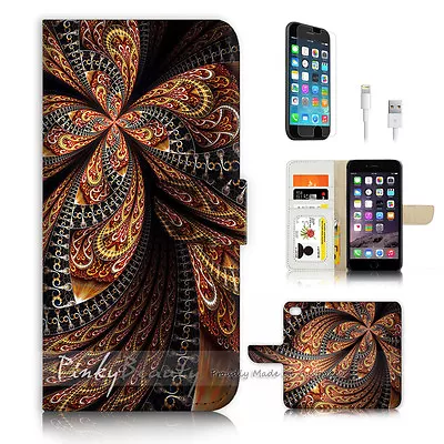 ( For IPhone 7 Plus ) Wallet Case Cover P3445 Mandala Style • $12.99