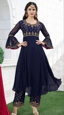 £22 • Buy Dress Salwar Kameez Pakistani Indian Wedding Party Suit Bollywood Embroidered