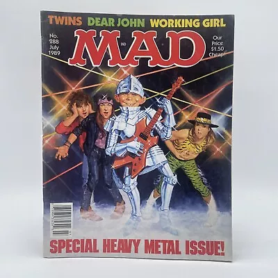 Mad Magazine # 288 July 1989 Special Heavy Metal Issue Twins Dear John • $11.99