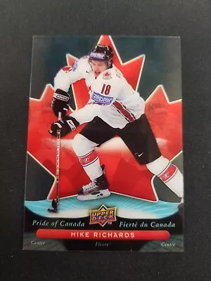 2009-10 Ud Mcdonalds Mike Richards Pride Of Canada #pc5 • $0.99