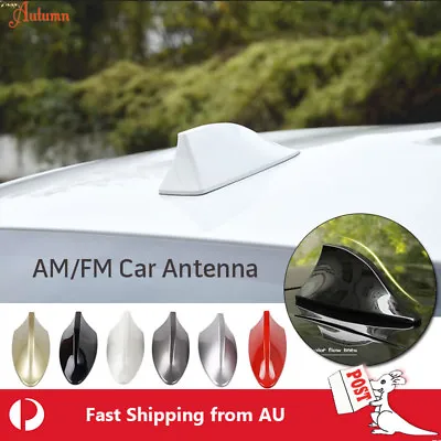 Universal Car Roof AM FM Radio Antenna Signal Sleek Shark Fin Aerial Auto Truck • $15.99