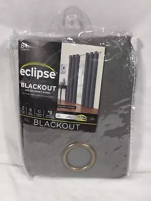 Eclipse Andora Thermaback Smoke Blackout Curtain Panel 42 X84 -Free Shipping(B2) • $27.97