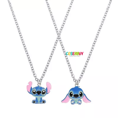 Cartoon Stitch Lilo Little Monster Fashion Necklace Pendant Choker Accessories • $10.99