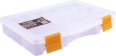 £6.99 • Buy 12 Compartment 9  Organiser Storage Box For Small Parts, DIY, Crafts, Tools  